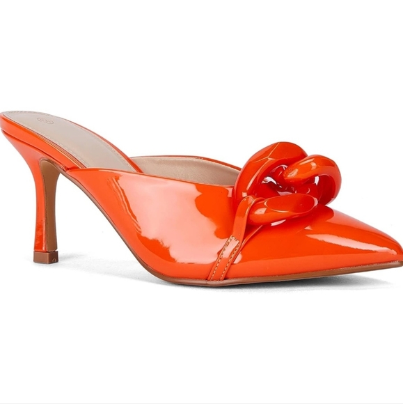 Vetaste Shoes - Women’s Pointed Toe Heel Mule Sandals Stiletto Slip On Casual High Heel Shoes